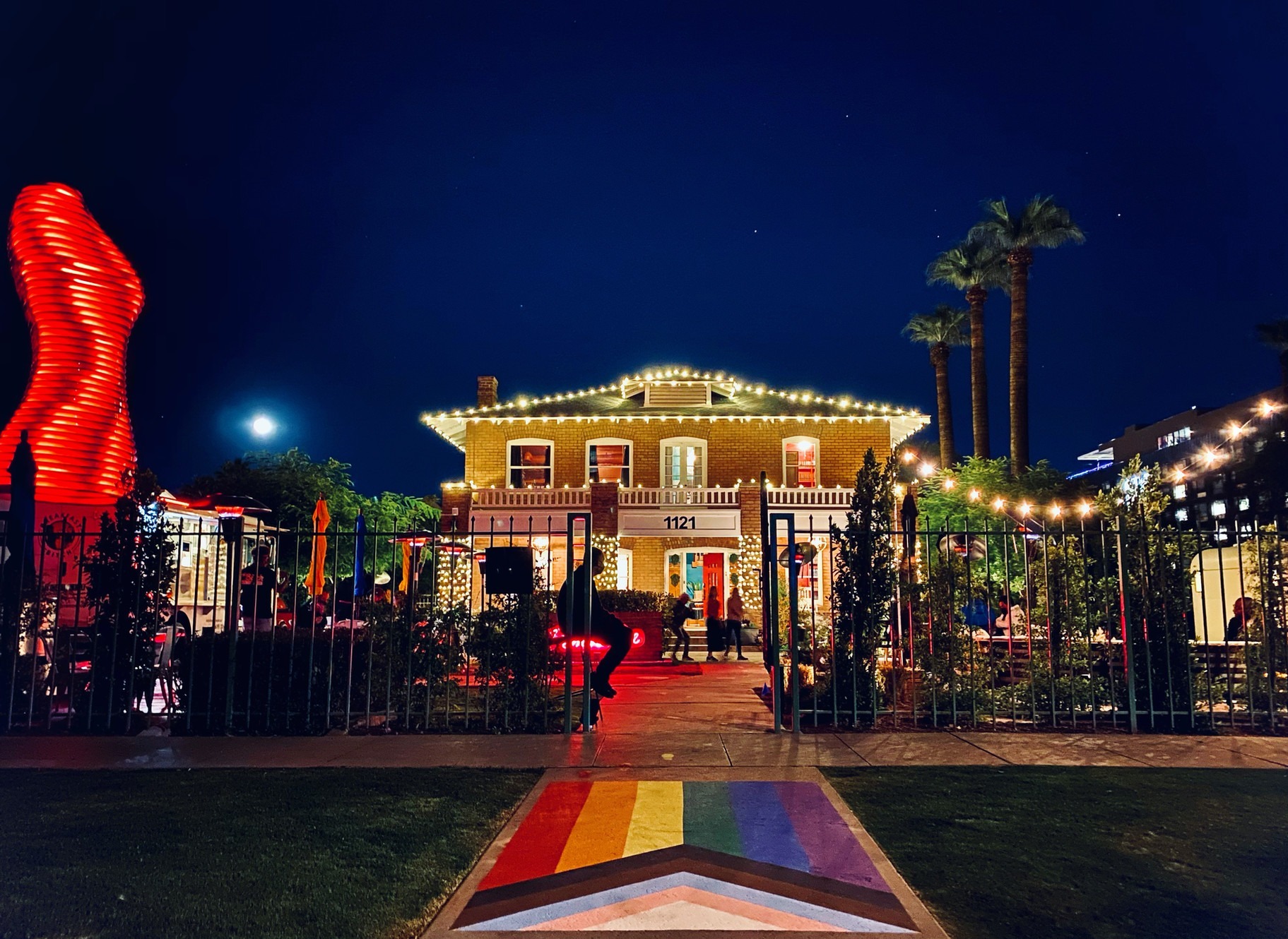 The Pemberton outdoor nighttime